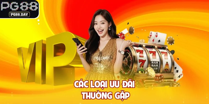 Các loại ưu đãi thường gặp