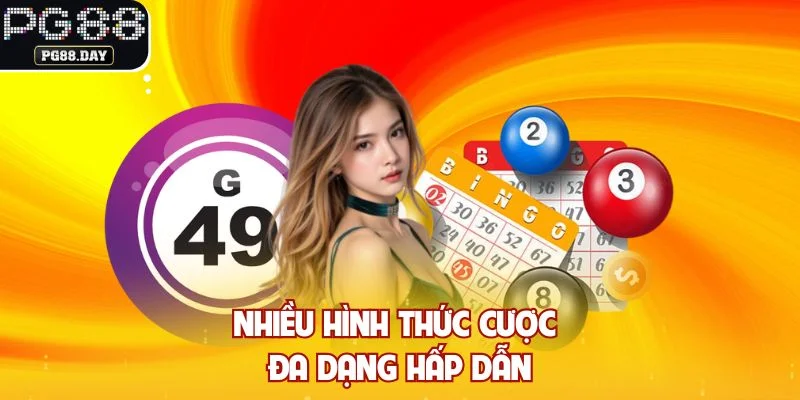 Nhiều hình thức cược đa dạng hấp dẫn
